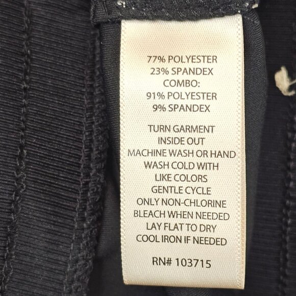 Womens M Rachel Zoe Black Comfy Casual Athleisure Soft Runner Jogger Pants - Picture 9 of 9